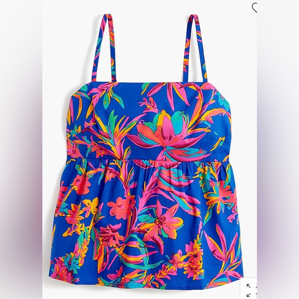 J. Crew Tie Back Strappy Top